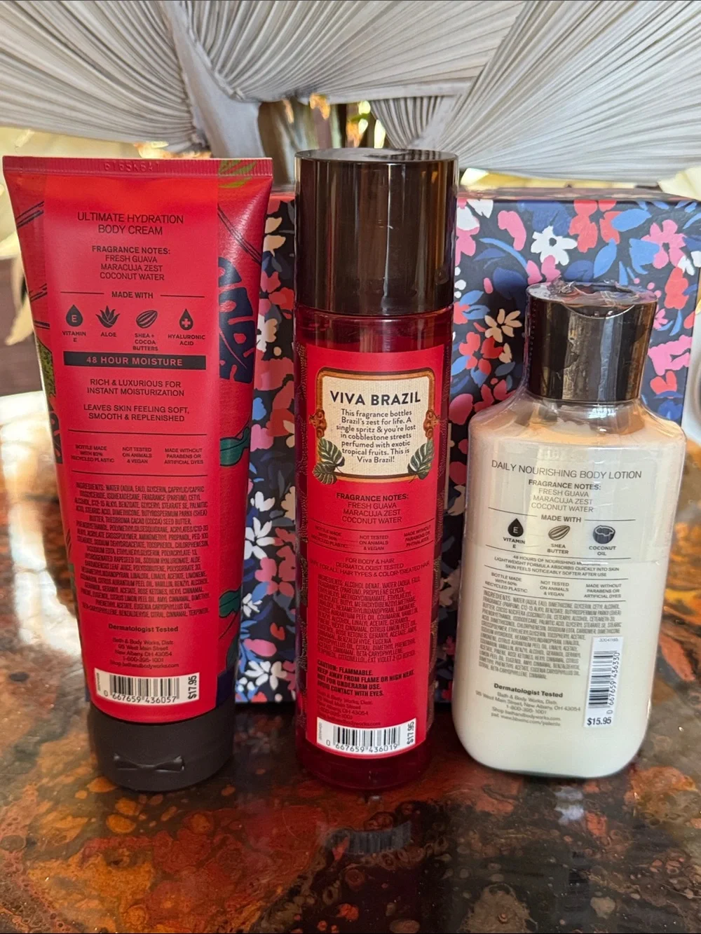 Bath & Body Works Viva Brazil Trio & Draper James Gift Box